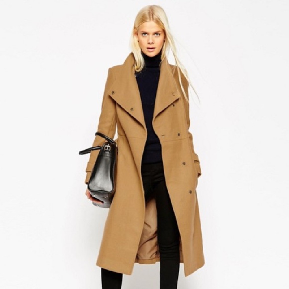 Asos camel coat